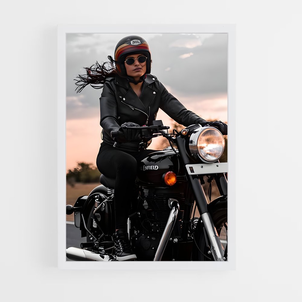 Poster Classique Élégant – affiche Royal Enfield (vue 3)